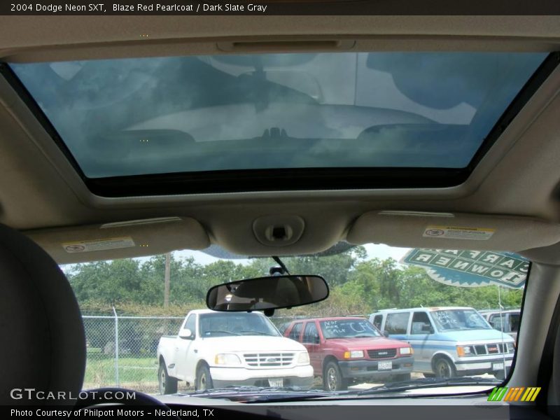 Blaze Red Pearlcoat / Dark Slate Gray 2004 Dodge Neon SXT