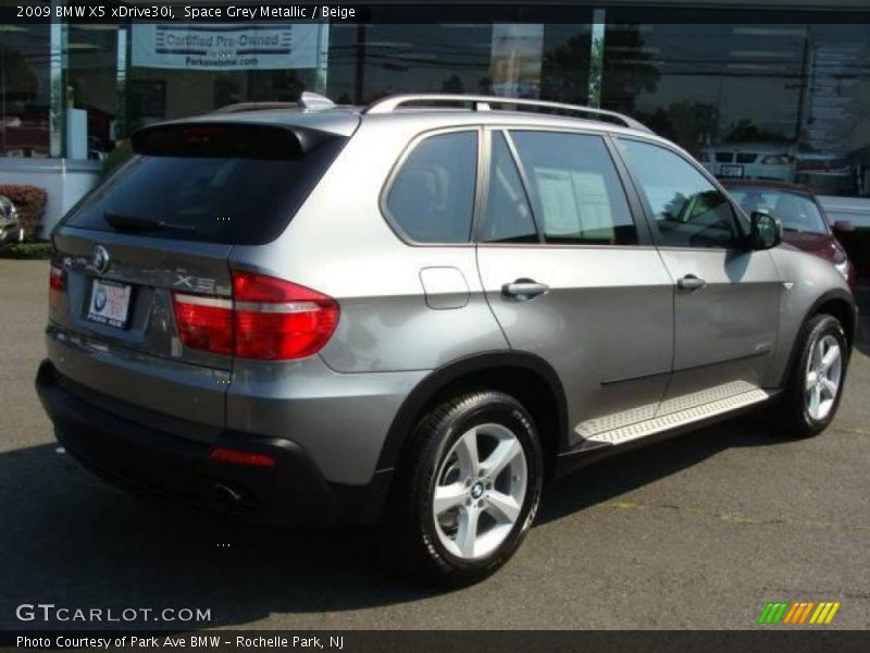 Space Grey Metallic / Beige 2009 BMW X5 xDrive30i