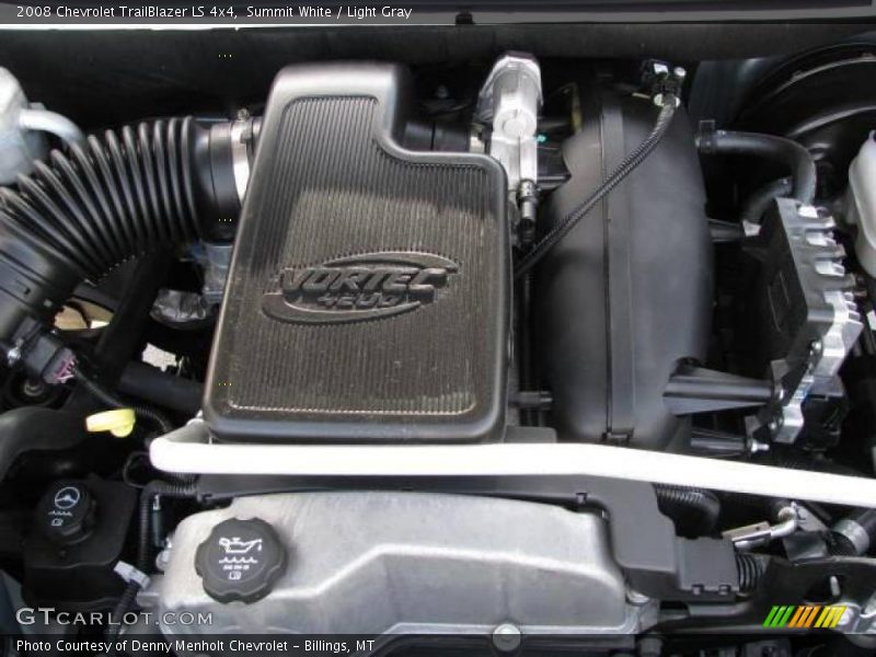 Summit White / Light Gray 2008 Chevrolet TrailBlazer LS 4x4