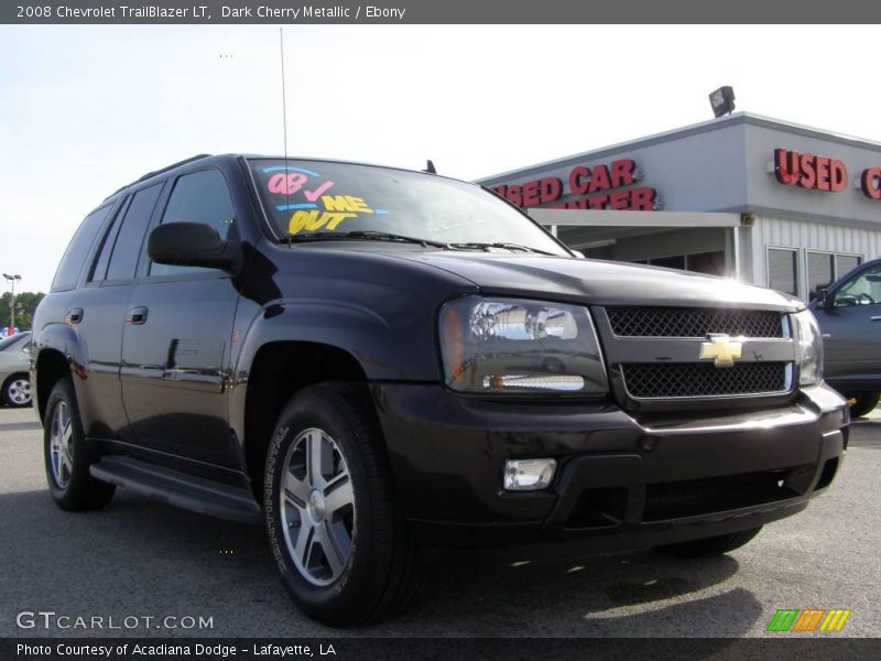 Dark Cherry Metallic / Ebony 2008 Chevrolet TrailBlazer LT