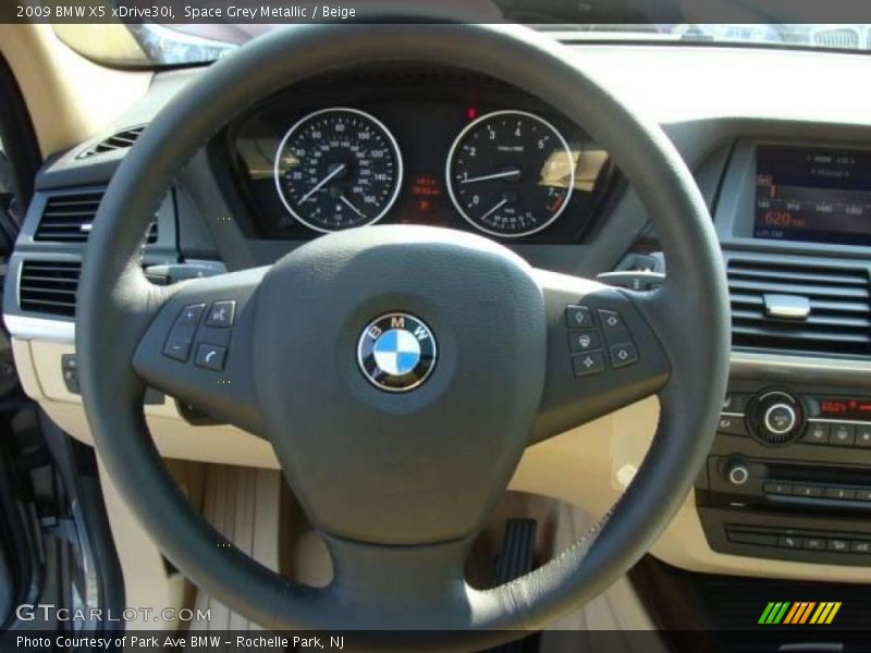 Space Grey Metallic / Beige 2009 BMW X5 xDrive30i