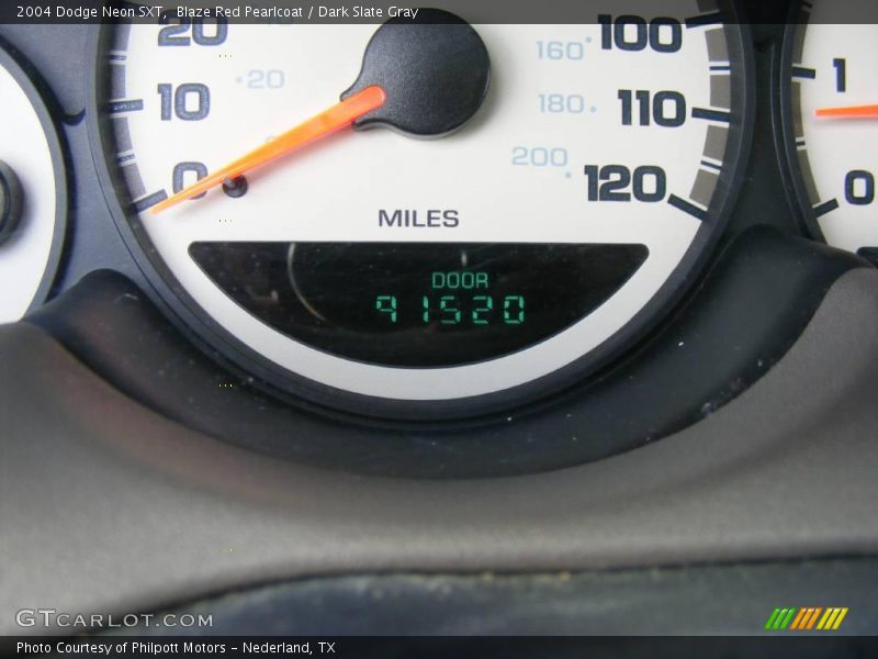 Blaze Red Pearlcoat / Dark Slate Gray 2004 Dodge Neon SXT