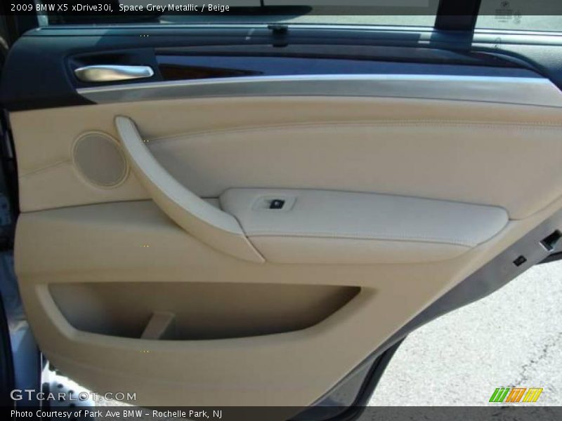 Space Grey Metallic / Beige 2009 BMW X5 xDrive30i