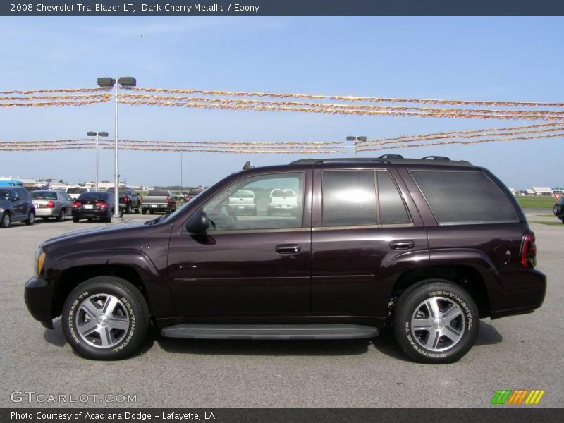 Dark Cherry Metallic / Ebony 2008 Chevrolet TrailBlazer LT