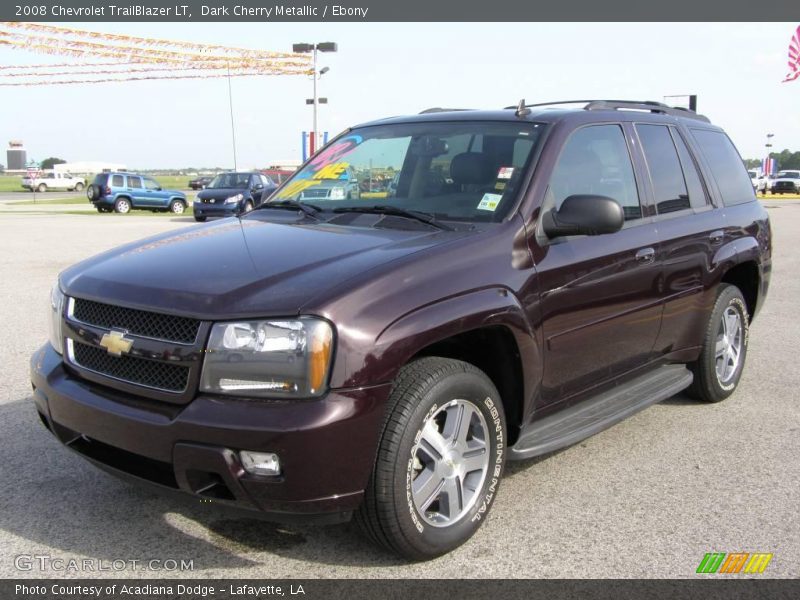 Dark Cherry Metallic / Ebony 2008 Chevrolet TrailBlazer LT