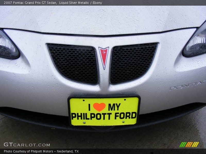 Liquid Silver Metallic / Ebony 2007 Pontiac Grand Prix GT Sedan