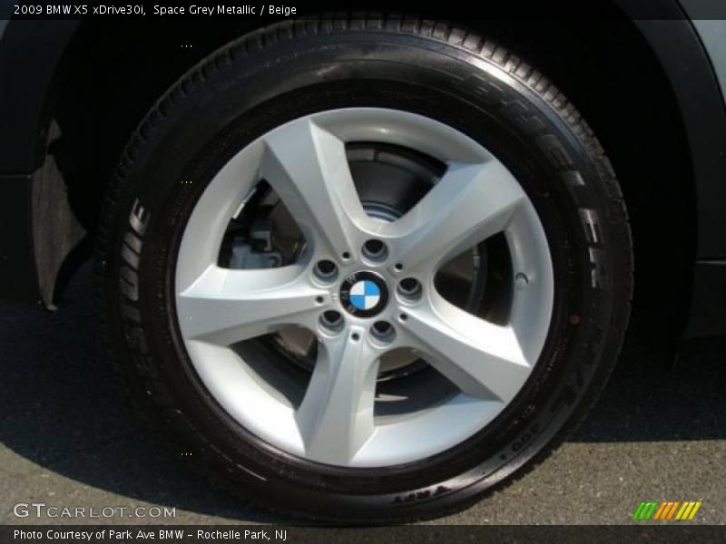 Space Grey Metallic / Beige 2009 BMW X5 xDrive30i