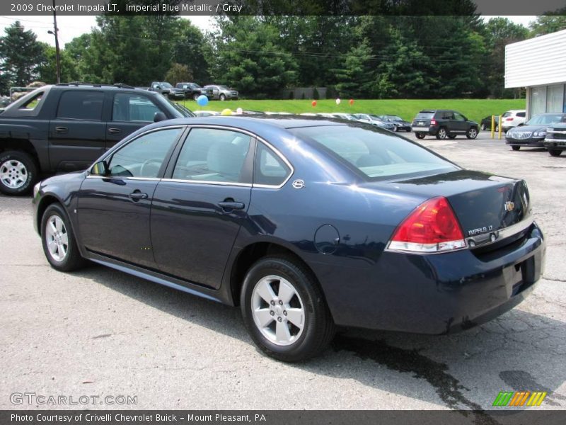 Imperial Blue Metallic / Gray 2009 Chevrolet Impala LT