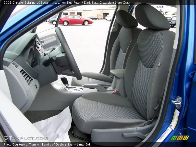 Marathon Blue Pearl / Dark Slate Gray/Light Slate Gray 2008 Chrysler Sebring LX Sedan