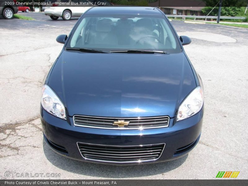Imperial Blue Metallic / Gray 2009 Chevrolet Impala LT