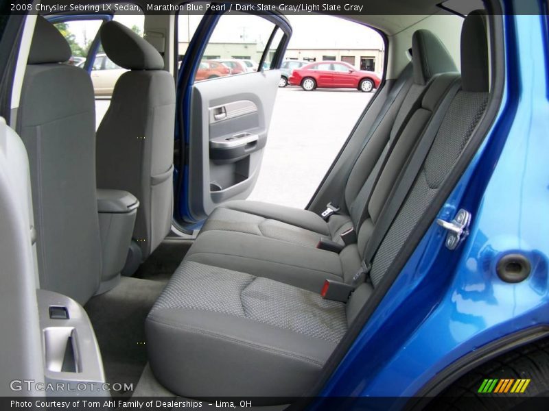Marathon Blue Pearl / Dark Slate Gray/Light Slate Gray 2008 Chrysler Sebring LX Sedan