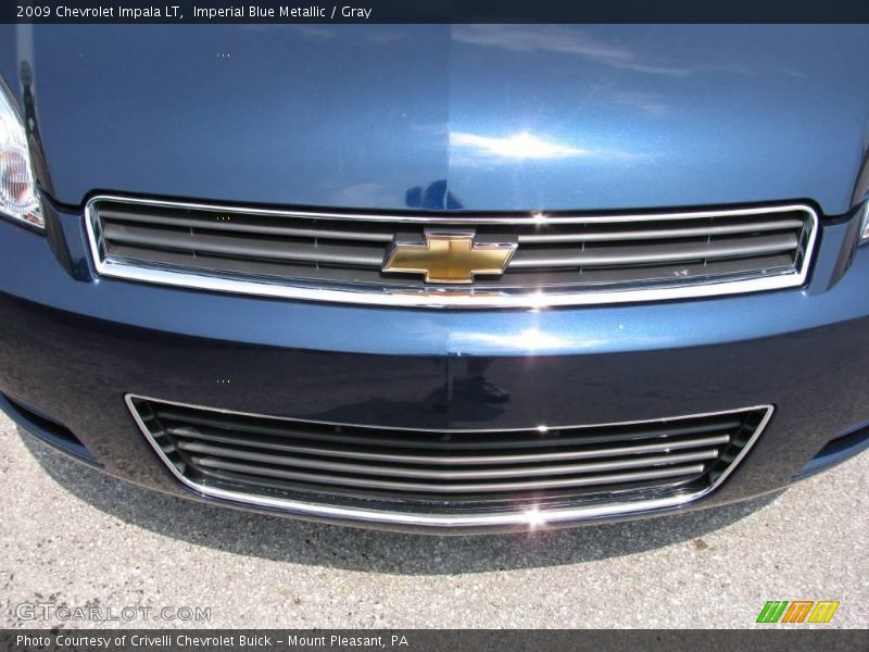 Imperial Blue Metallic / Gray 2009 Chevrolet Impala LT