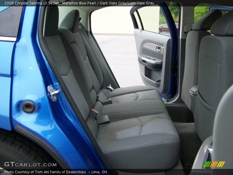 Marathon Blue Pearl / Dark Slate Gray/Light Slate Gray 2008 Chrysler Sebring LX Sedan