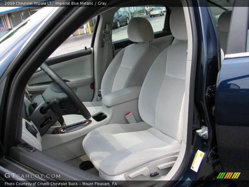 Imperial Blue Metallic / Gray 2009 Chevrolet Impala LT