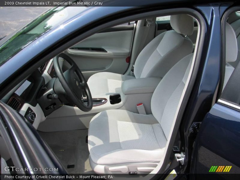 Imperial Blue Metallic / Gray 2009 Chevrolet Impala LT
