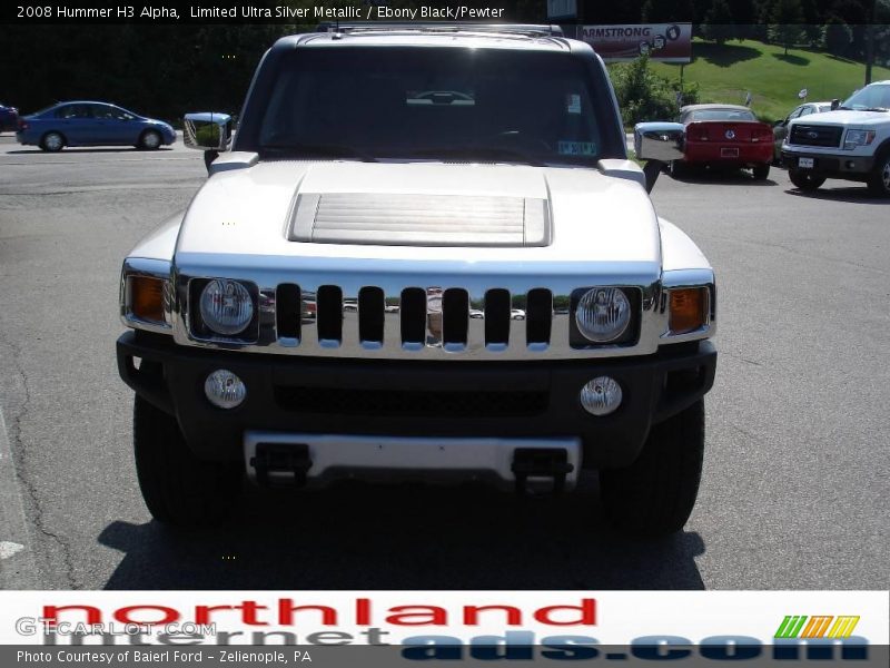 Limited Ultra Silver Metallic / Ebony Black/Pewter 2008 Hummer H3 Alpha