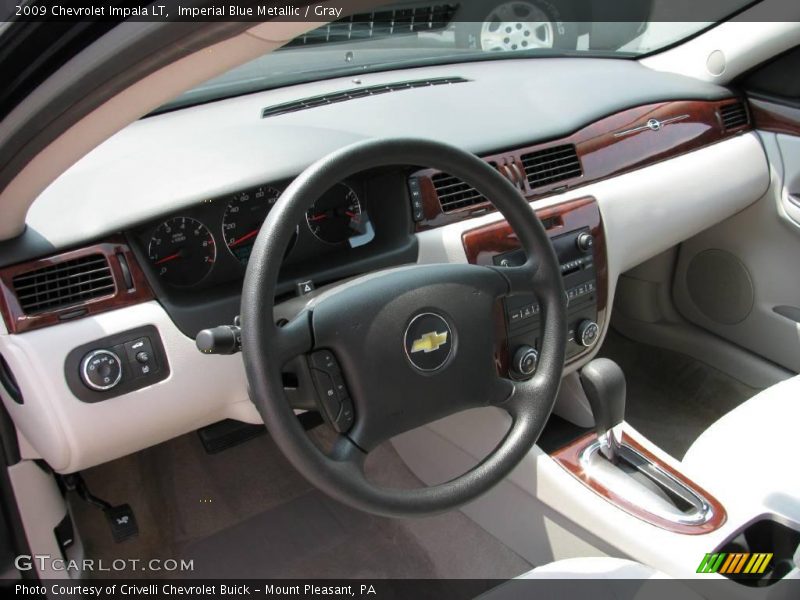Imperial Blue Metallic / Gray 2009 Chevrolet Impala LT