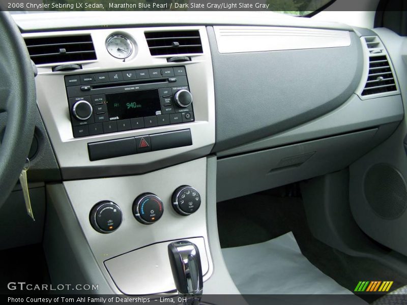 Marathon Blue Pearl / Dark Slate Gray/Light Slate Gray 2008 Chrysler Sebring LX Sedan