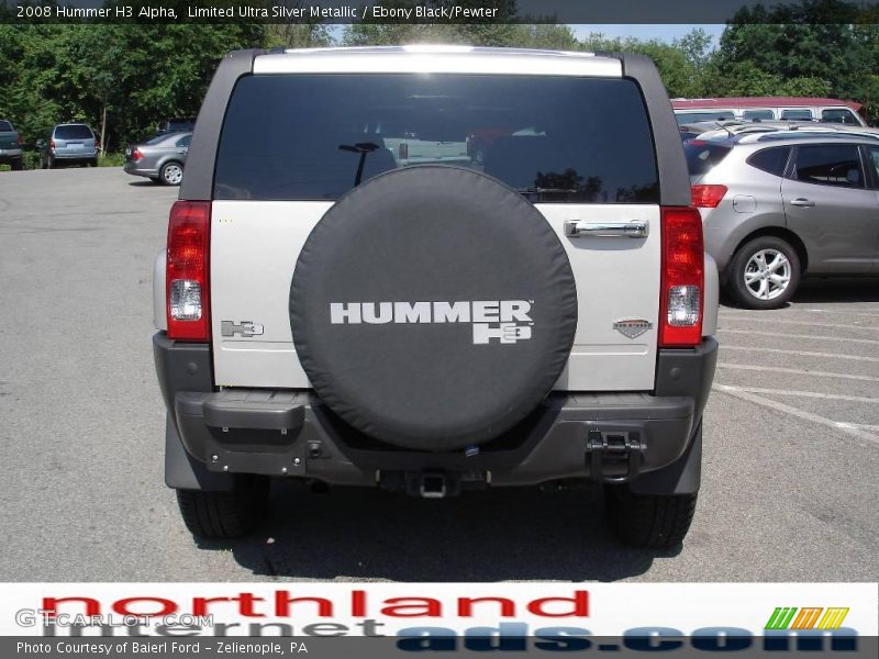 Limited Ultra Silver Metallic / Ebony Black/Pewter 2008 Hummer H3 Alpha