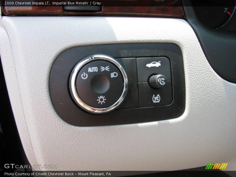 Imperial Blue Metallic / Gray 2009 Chevrolet Impala LT