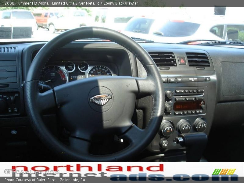 Limited Ultra Silver Metallic / Ebony Black/Pewter 2008 Hummer H3 Alpha