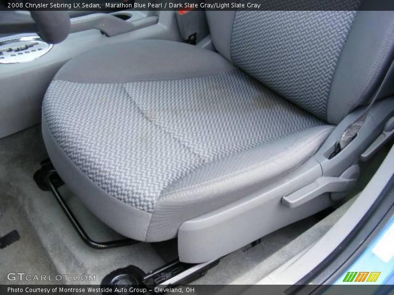 Marathon Blue Pearl / Dark Slate Gray/Light Slate Gray 2008 Chrysler Sebring LX Sedan