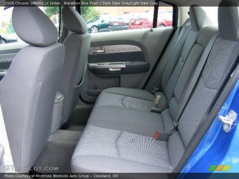 Marathon Blue Pearl / Dark Slate Gray/Light Slate Gray 2008 Chrysler Sebring LX Sedan