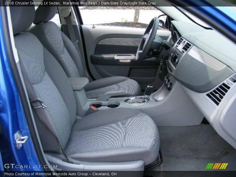Marathon Blue Pearl / Dark Slate Gray/Light Slate Gray 2008 Chrysler Sebring LX Sedan