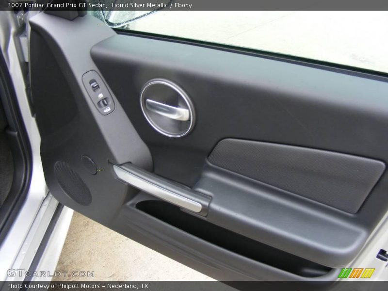 Liquid Silver Metallic / Ebony 2007 Pontiac Grand Prix GT Sedan
