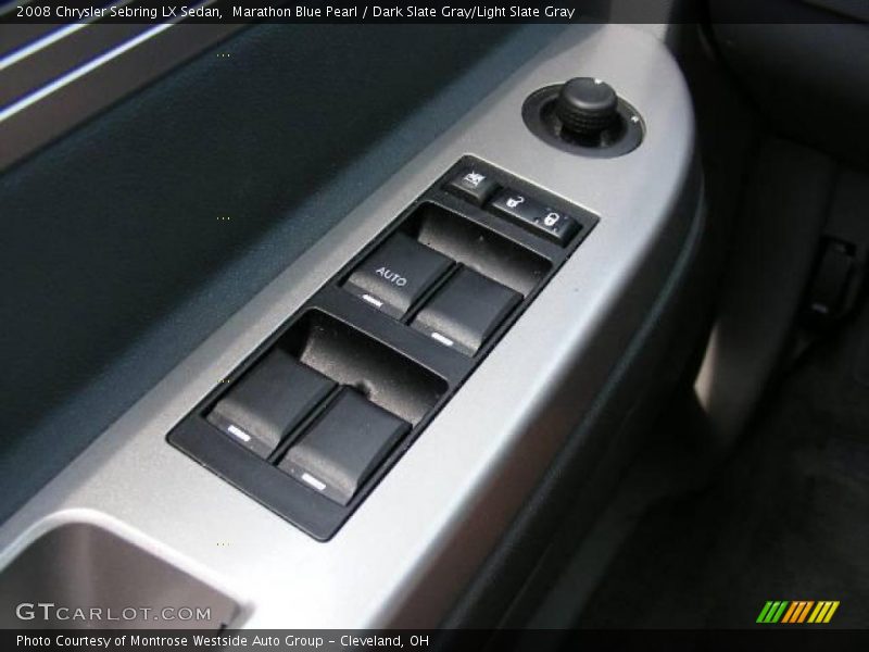Marathon Blue Pearl / Dark Slate Gray/Light Slate Gray 2008 Chrysler Sebring LX Sedan