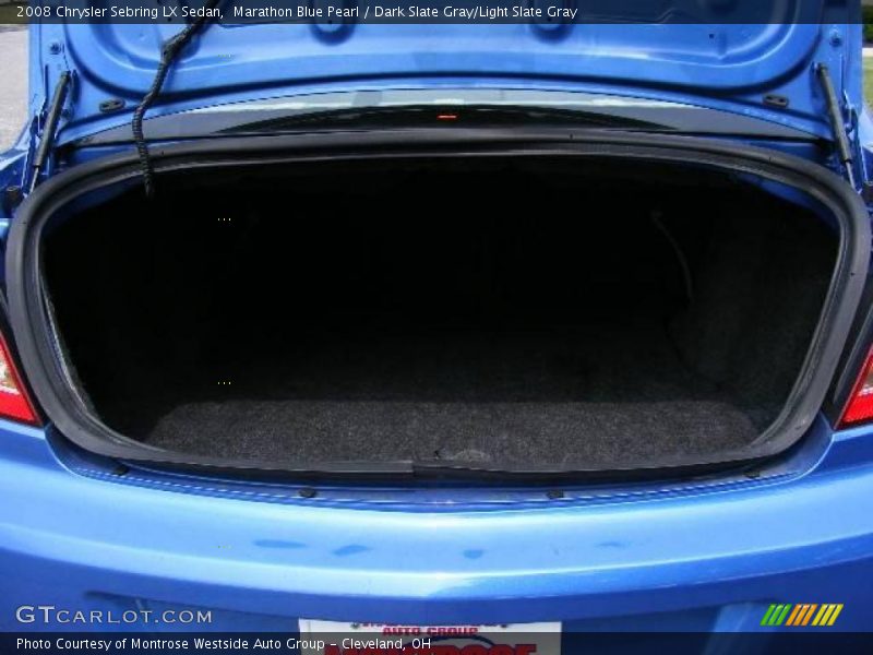 Marathon Blue Pearl / Dark Slate Gray/Light Slate Gray 2008 Chrysler Sebring LX Sedan