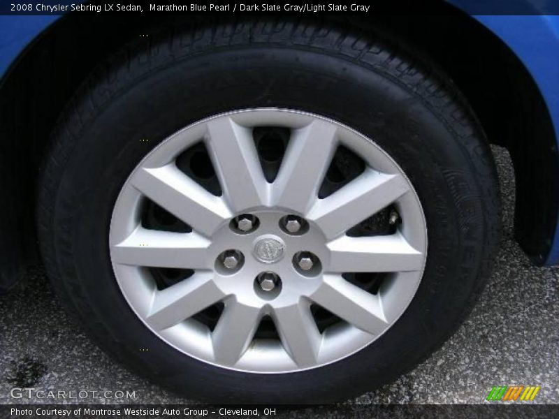 Marathon Blue Pearl / Dark Slate Gray/Light Slate Gray 2008 Chrysler Sebring LX Sedan