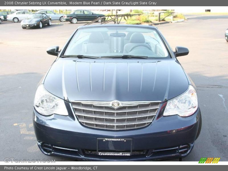 Modern Blue Pearl / Dark Slate Gray/Light Slate Gray 2008 Chrysler Sebring LX Convertible