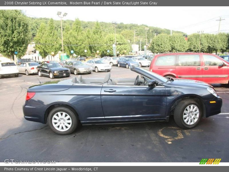Modern Blue Pearl / Dark Slate Gray/Light Slate Gray 2008 Chrysler Sebring LX Convertible