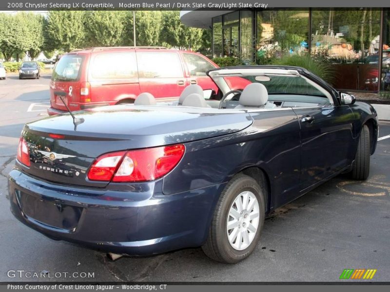 Modern Blue Pearl / Dark Slate Gray/Light Slate Gray 2008 Chrysler Sebring LX Convertible