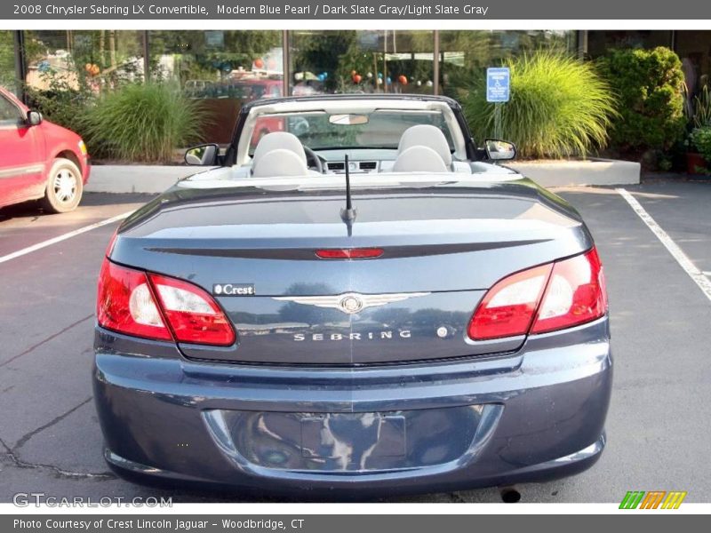 Modern Blue Pearl / Dark Slate Gray/Light Slate Gray 2008 Chrysler Sebring LX Convertible