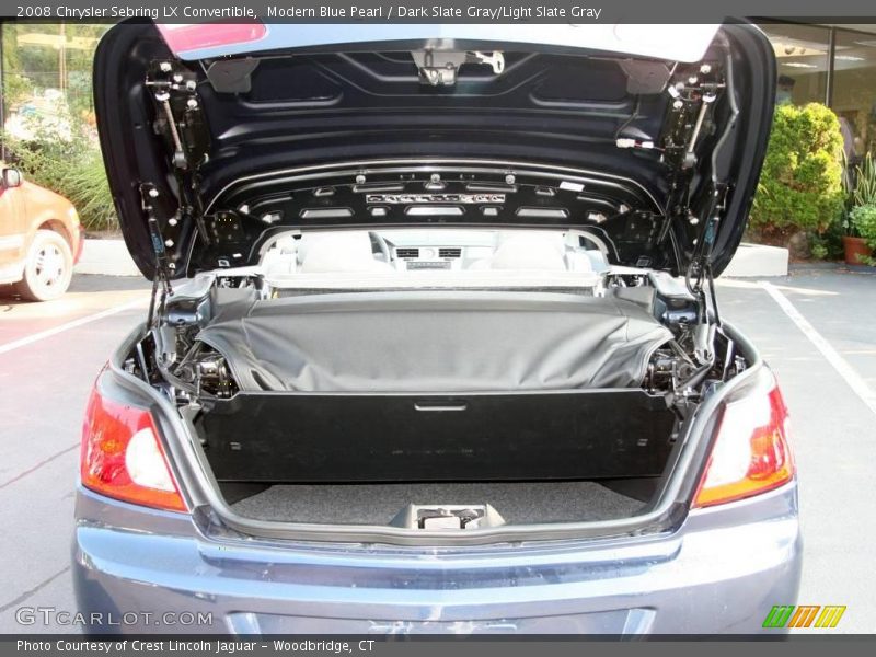 Modern Blue Pearl / Dark Slate Gray/Light Slate Gray 2008 Chrysler Sebring LX Convertible