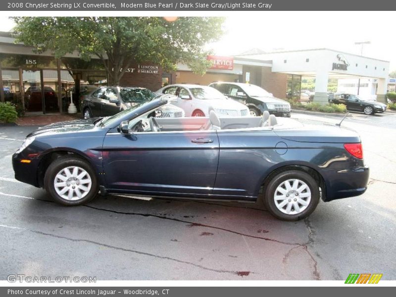 Modern Blue Pearl / Dark Slate Gray/Light Slate Gray 2008 Chrysler Sebring LX Convertible