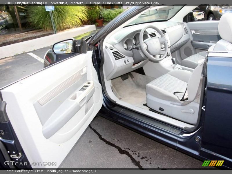 Modern Blue Pearl / Dark Slate Gray/Light Slate Gray 2008 Chrysler Sebring LX Convertible