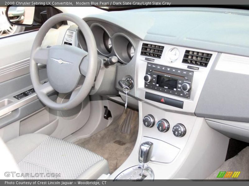 Modern Blue Pearl / Dark Slate Gray/Light Slate Gray 2008 Chrysler Sebring LX Convertible