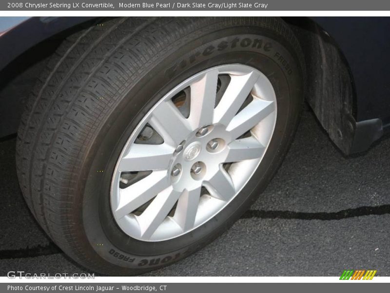 Modern Blue Pearl / Dark Slate Gray/Light Slate Gray 2008 Chrysler Sebring LX Convertible