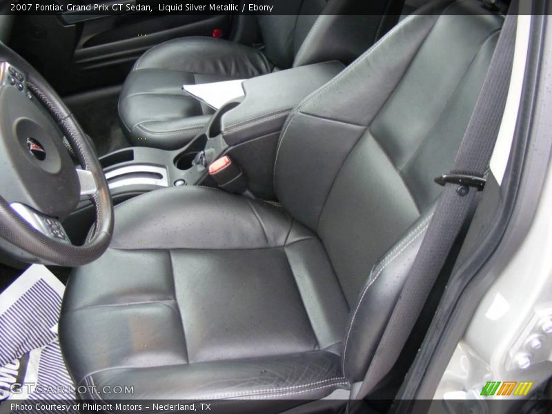 Liquid Silver Metallic / Ebony 2007 Pontiac Grand Prix GT Sedan