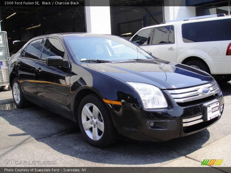 Black / Charcoal Black 2006 Ford Fusion SE