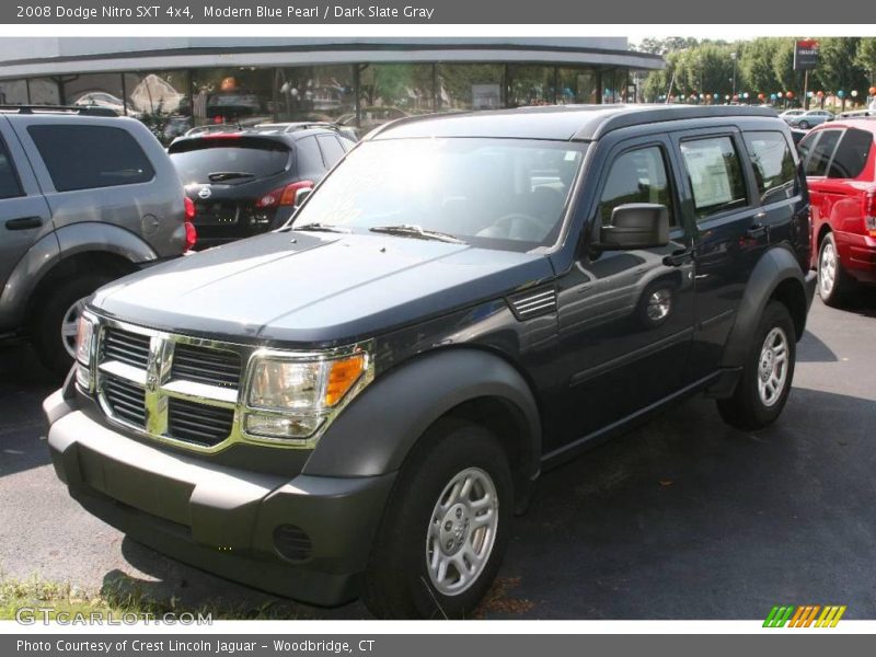 Modern Blue Pearl / Dark Slate Gray 2008 Dodge Nitro SXT 4x4
