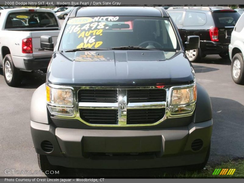 Modern Blue Pearl / Dark Slate Gray 2008 Dodge Nitro SXT 4x4