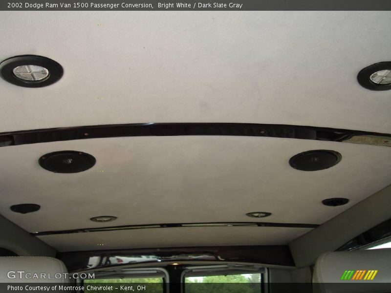 Bright White / Dark Slate Gray 2002 Dodge Ram Van 1500 Passenger Conversion