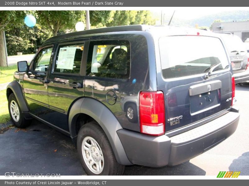 Modern Blue Pearl / Dark Slate Gray 2008 Dodge Nitro SXT 4x4