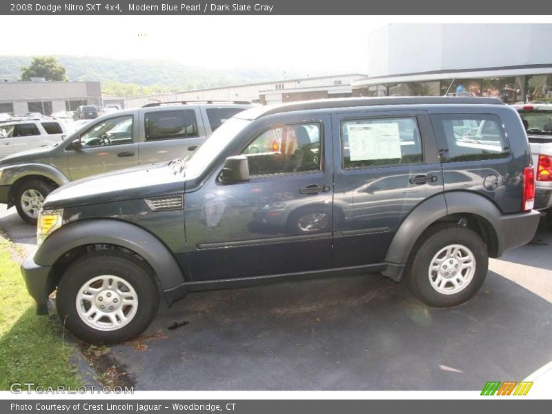 Modern Blue Pearl / Dark Slate Gray 2008 Dodge Nitro SXT 4x4