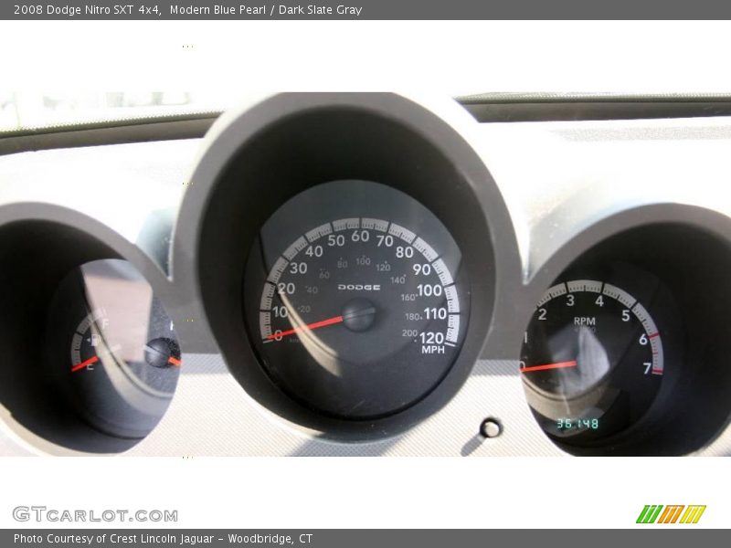 Modern Blue Pearl / Dark Slate Gray 2008 Dodge Nitro SXT 4x4