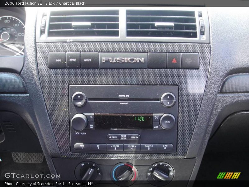 Black / Charcoal Black 2006 Ford Fusion SE
